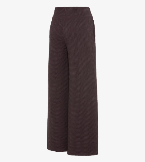 Textured Pants Women Blackberry M