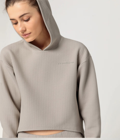 Textured Hoodie Kalahari