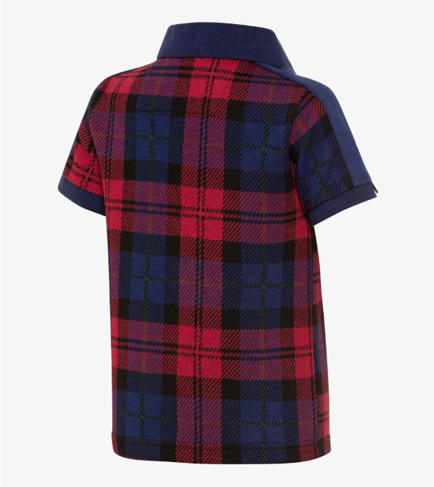 Turbo Nr. 1 Collection, Polo-Shirt Kids, red checked, 110/116