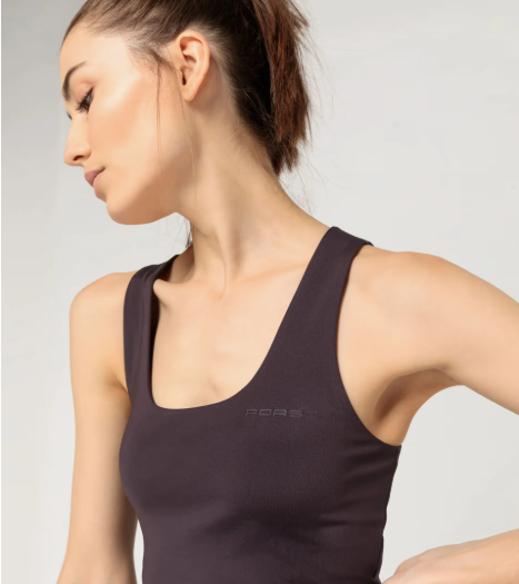 2in1 Crop Top Women Blackberry M