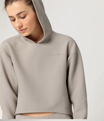 Textured Hoodie Kalahari
