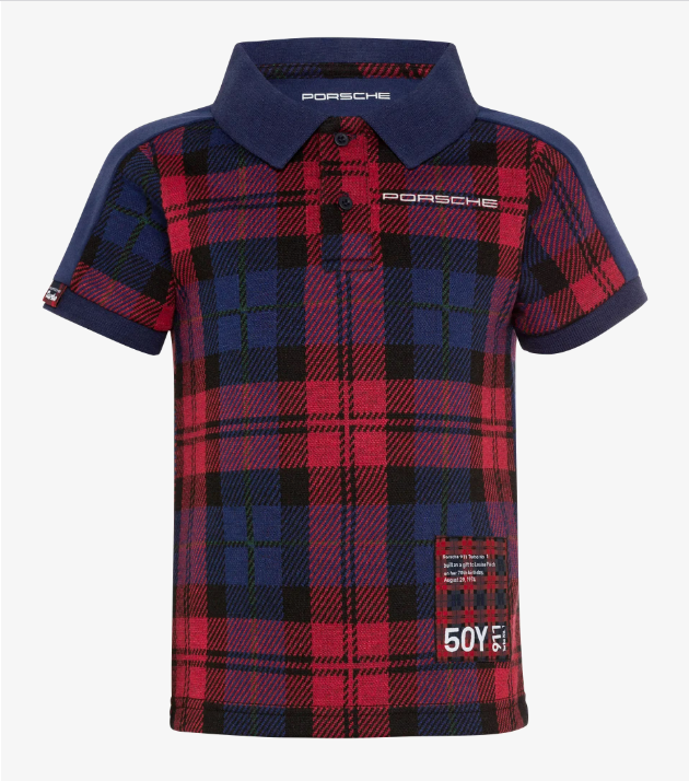 Turbo Nr. 1 Collection, Polo-Shirt Kids, red checked, 122/128