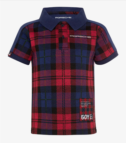 Turbo Nr. 1 Collection, Polo-Shirt Kids, red checked, 122/128