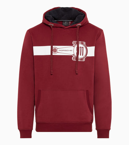 Essential Collection, Hoodie Pleuel, Men, bordeaux, L