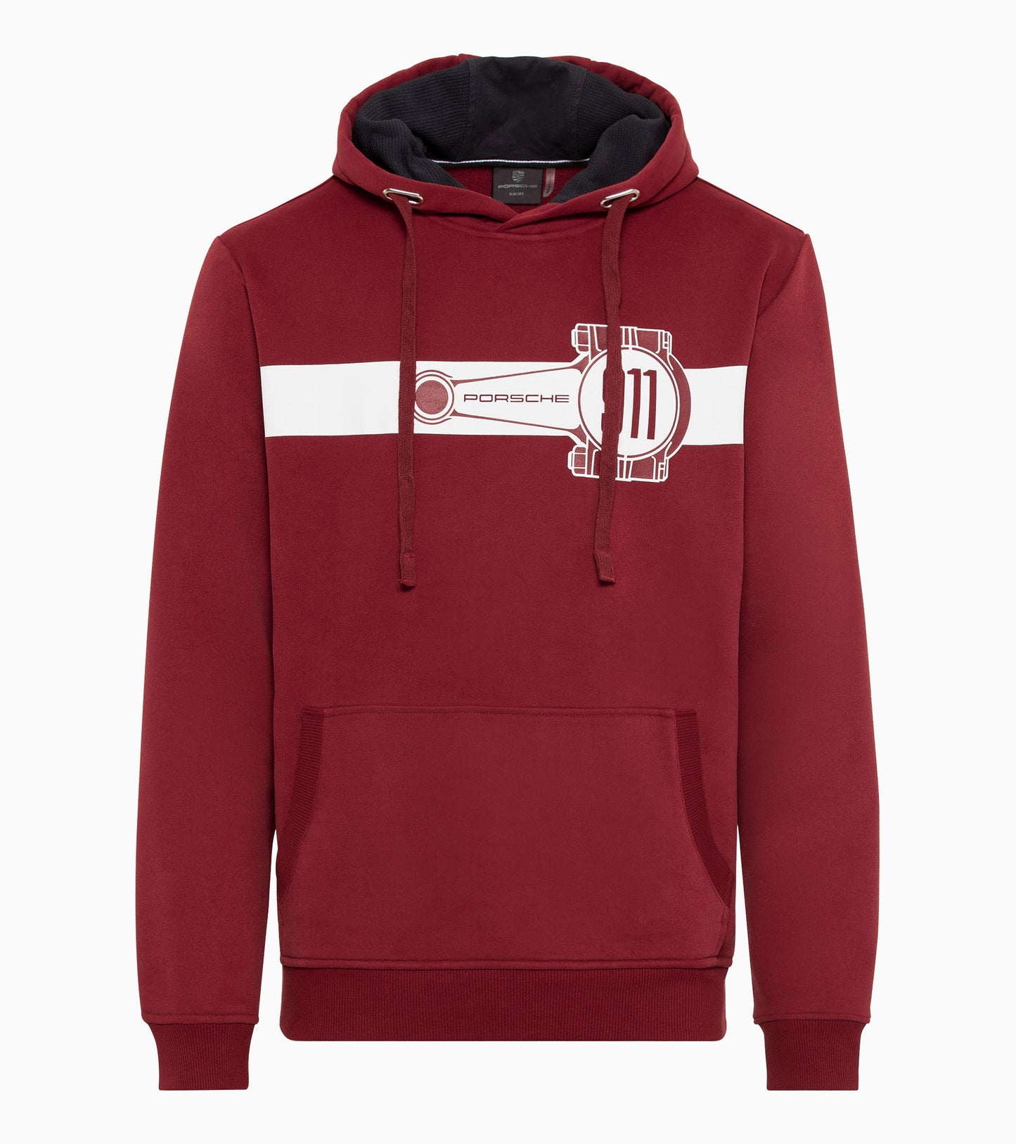 Essential Collection, Hoodie Pleuel, Men, bordeaux, M