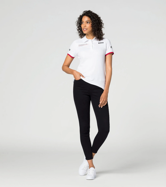 POLO MOTORSPORT COLECCIÓN REPLICA BLANCO- MUJER -