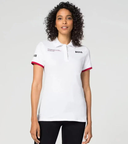 Polo con Cuello Blanco - Mujer - Porsche X Boss