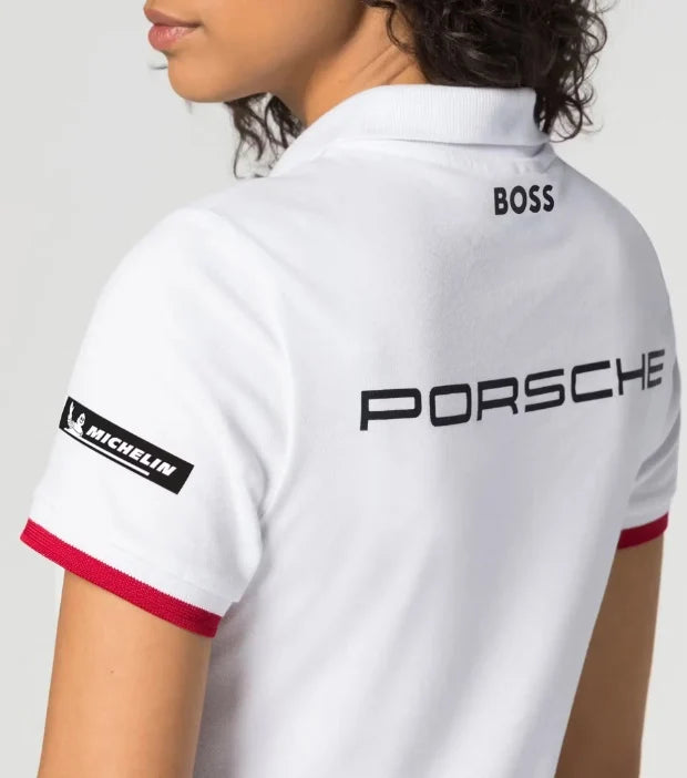 Polo con Cuello Blanco - Mujer - Porsche X Boss