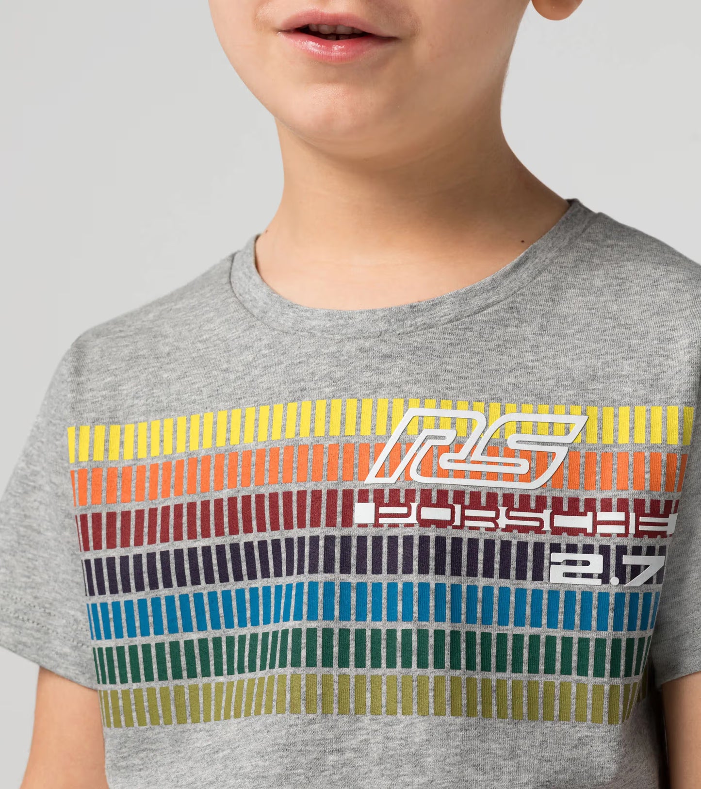 Polo para niños, gris melange, 110/116